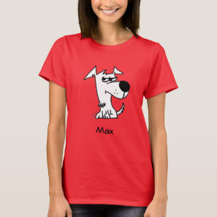 Max the Dog T-Shirt Pink Red