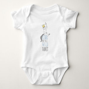 Max The King of All Wild Things - Blue Baby Bodysuit