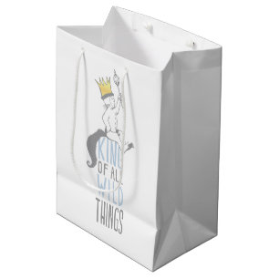 Max The King of All Wild Things - Blue Medium Gift Bag