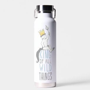 Max The King of All Wild Things - Blue Water Bottle
