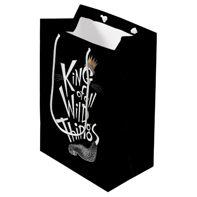 Max | The King of All Wild Things Medium Gift Bag (Front Angled)