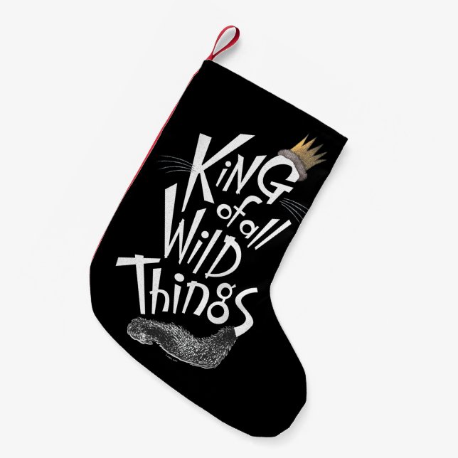 Max | The King of All Wild Things Small Christmas Stocking (Front (Hanging))