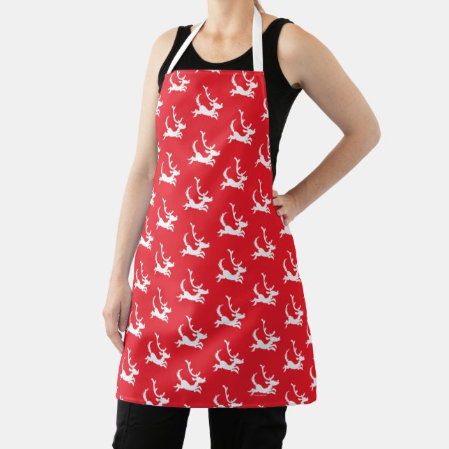 Max the Reindeer Silhouette Apron (Insitu)