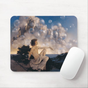 Maxfield Parrish Air Castles 1904 Vintage Fantasy  Mouse Mat
