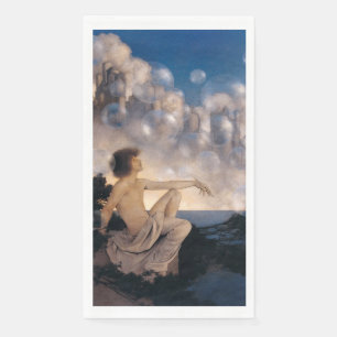 Maxfield Parrish Air Castles 1904 Vintage Fantasy  Napkin