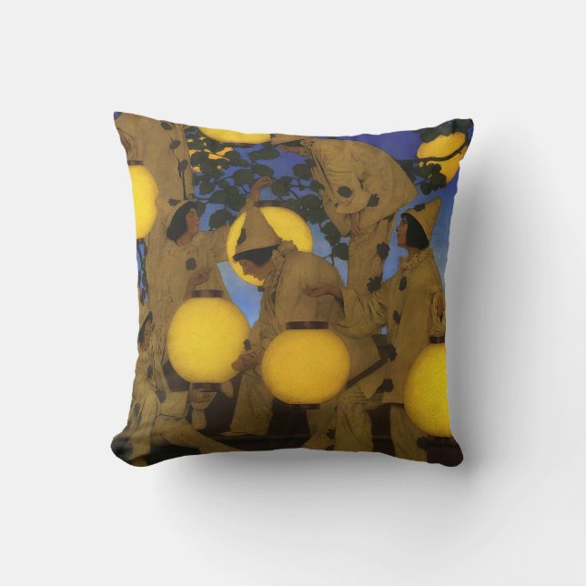 Maxfield Parrish art style Cushion (Front)
