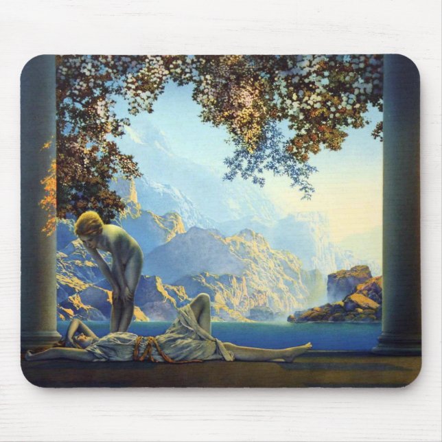 Maxfield Parrish Daybreak Mouse Mat (Front)