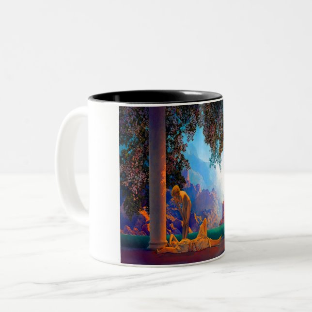 Maxfield Parrish Daybreak Two-Tone Coffee Mug (Front Left)