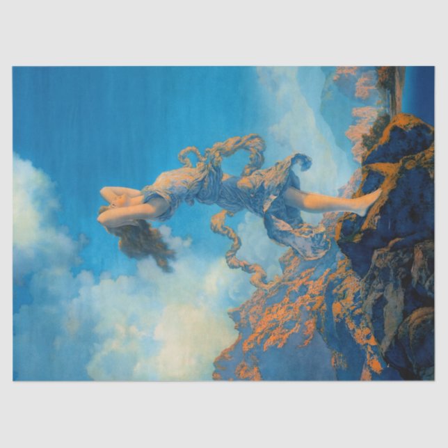 Maxfield Parrish Decoupage Decoupaging  Tissue Paper (Front)