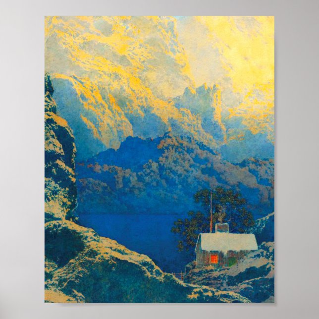 Maxfield Parrish Getting Away From it All 1941 Poster (Front)