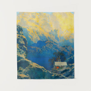 Maxfield Parrish Getting Away From it All 1941 Tapestry