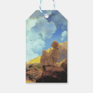 Maxfield Parrish Morning 1922 Cloud Blue Fine Art Gift Tags