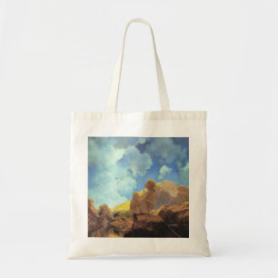 Maxfield Parrish Morning 1922 Cloud Blue Fine Art Tote Bag