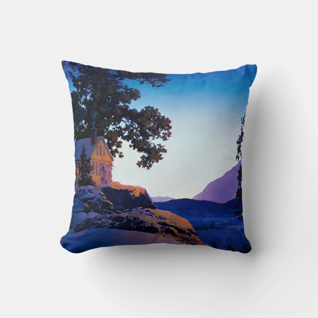 Maxfield Parrish painting Cushion (Front)