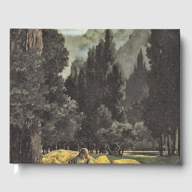 Maxfield Parrish - Poet's Dream (1901) Guest Book (Front)