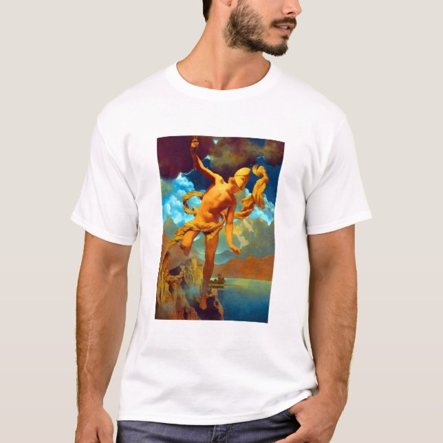 Maxfield Parrish Prometheus T-Shirt (Front)
