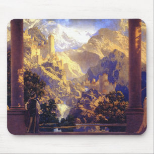 Maxfield Parrish Romance 1922 Mouse Mat