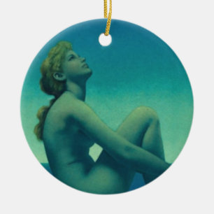Maxfield Parrish Stars Ceramic Tree Decoration