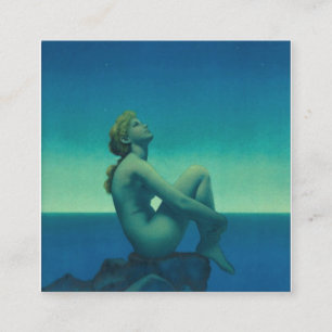 Maxfield Parrish Stars Square Business Card