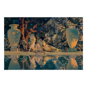 Maxfield Parrish The Garden of Allah 1918 Fine Art Poster