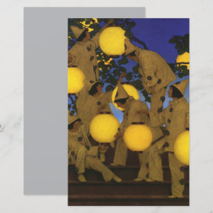 Maxfield Parrish The Lantern Bearers 1908 Vintage