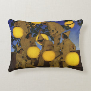 Maxfield Parrish The Lantern Bearers 1908 Vintage Decorative Cushion