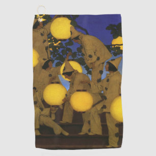 Maxfield Parrish The Lantern Bearers 1908 Vintage Golf Towel