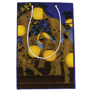 Maxfield Parrish The Lantern Bearers 1908 Vintage Medium Gift Bag