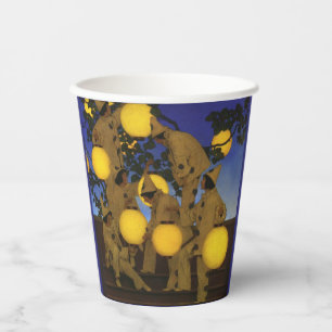 Maxfield Parrish The Lantern Bearers 1908 Vintage Paper Cups