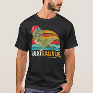 Maxi Saurus Dinosaur Boy Maximilian Name Nickname T-Shirt