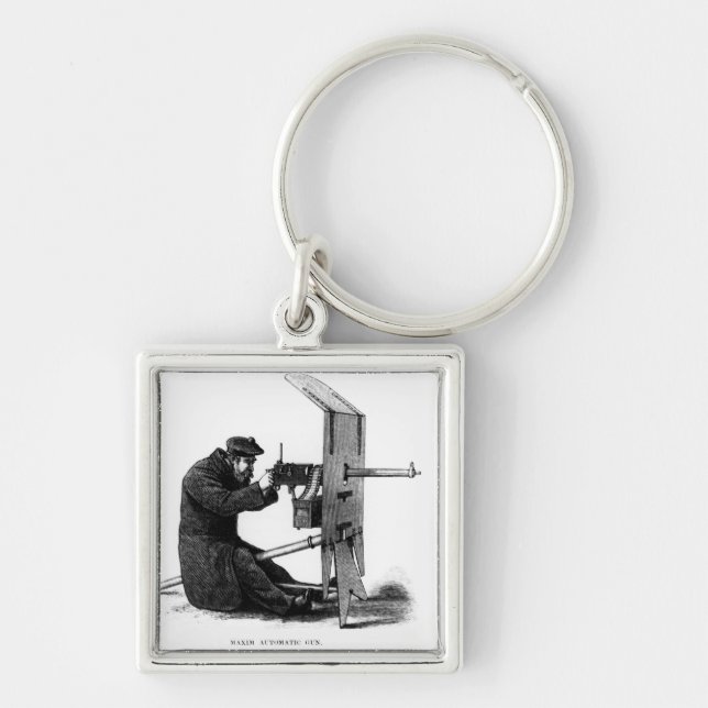 Maxim Automatic Gun Key Ring (Front)