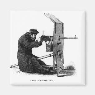 Maxim Automatic Gun Magnet