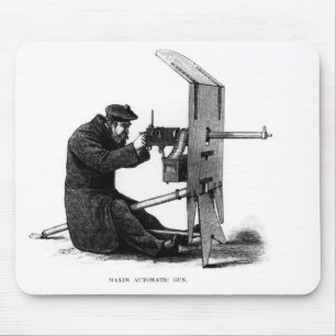 Maxim Automatic Gun Mouse Mat
