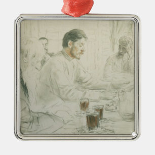 Maxim Gorky  Reading his Poem 'Children of Metal Tree Decoration