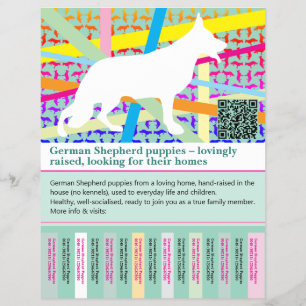 Maximal Shepherd Dog personalised Flyer