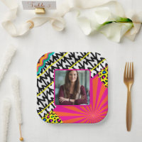 Maximalist Birthday Photo Patterns Colourful