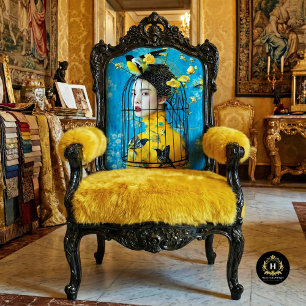 Maximalist Chinoiserie Furniture Decoupage Tissue Paper