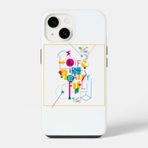 Maximalist Designs for Vibrant Personalities iPhone 14 Case