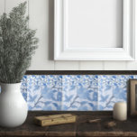 Maximalist French Cottage Blue Floral Tile<br><div class="desc">With a romantic double pattern blue floral design these maximalist tiles are reminiscent of French cottages and cosy spaces. A unique addition to kitchen or bathroom backsplashes.</div>
