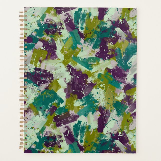 Maximalist Paint Splatters Planner (Front)
