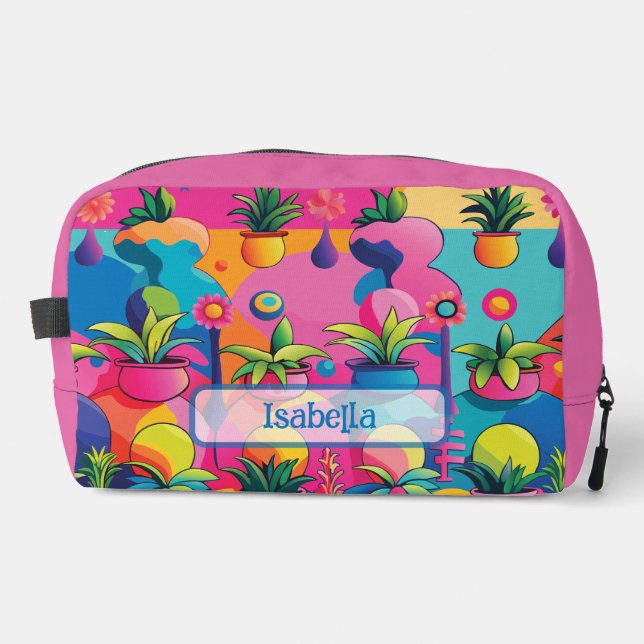 Maximalist Potted Plants Dopp Kit (Front)