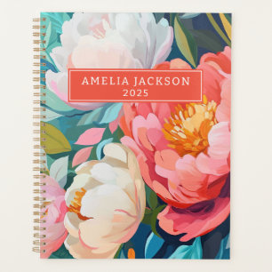 Maximalist Vibrant Floral Bold and colourful 2025 Planner