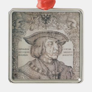 Maximilian I, Emperor of Germany , 1518 Metal Tree Decoration