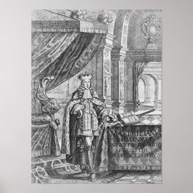 Maximilian II Emanuel , Elector of Bavaria Poster (Front)