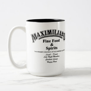 Maximilian's Fine Food & Spirits, Darien, Illinois Two-Tone Coffee Mug