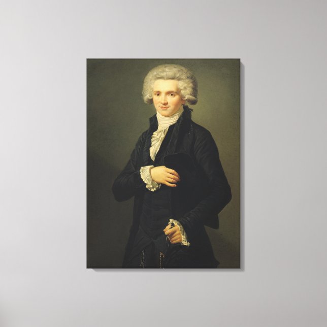 Maximilien de Robespierre  1791 Canvas Print (Front)