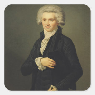 Maximilien de Robespierre  1791 Square Sticker