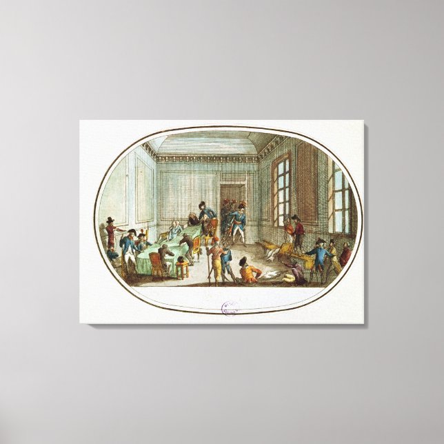 Maximilien de Robespierre  injured Canvas Print (Front)