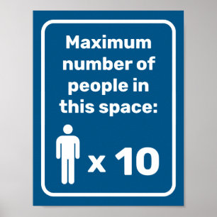 Maximum Number of People Poster