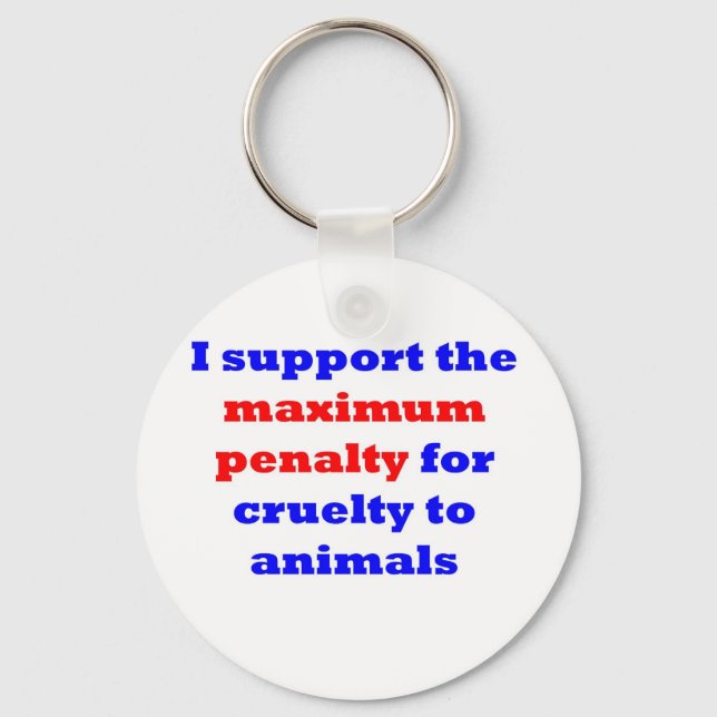 Maximum Penalty Key Ring (Front)
